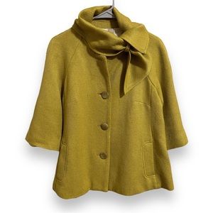 Mustard Yellow Anthropologie Tabitha brand jacket size Small